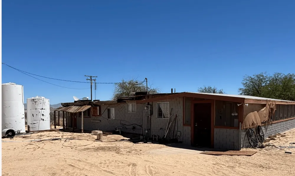House we bought for cash in Twentynine Palms, CA